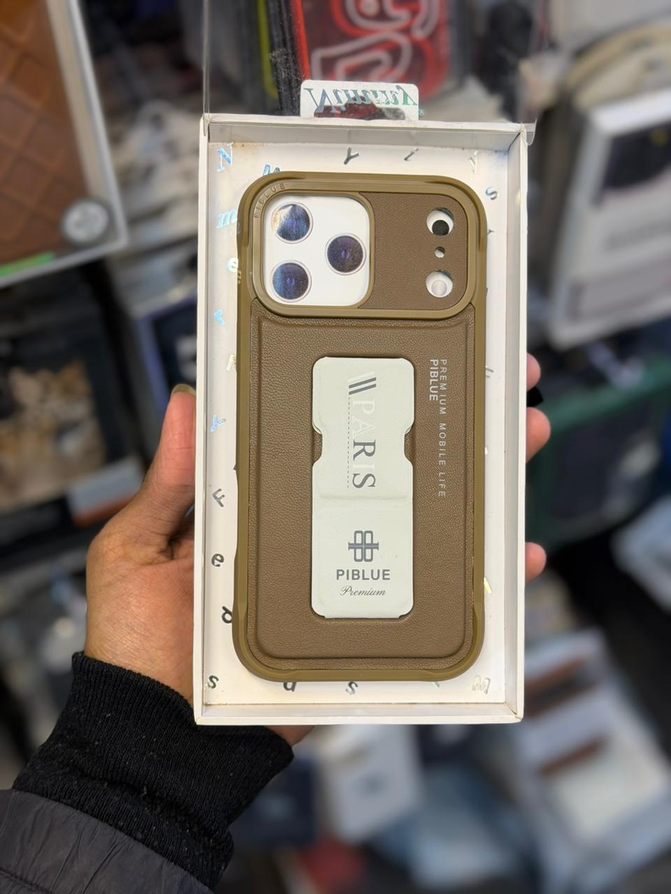 Piblue Case with holder stand for iphone 17 pro max