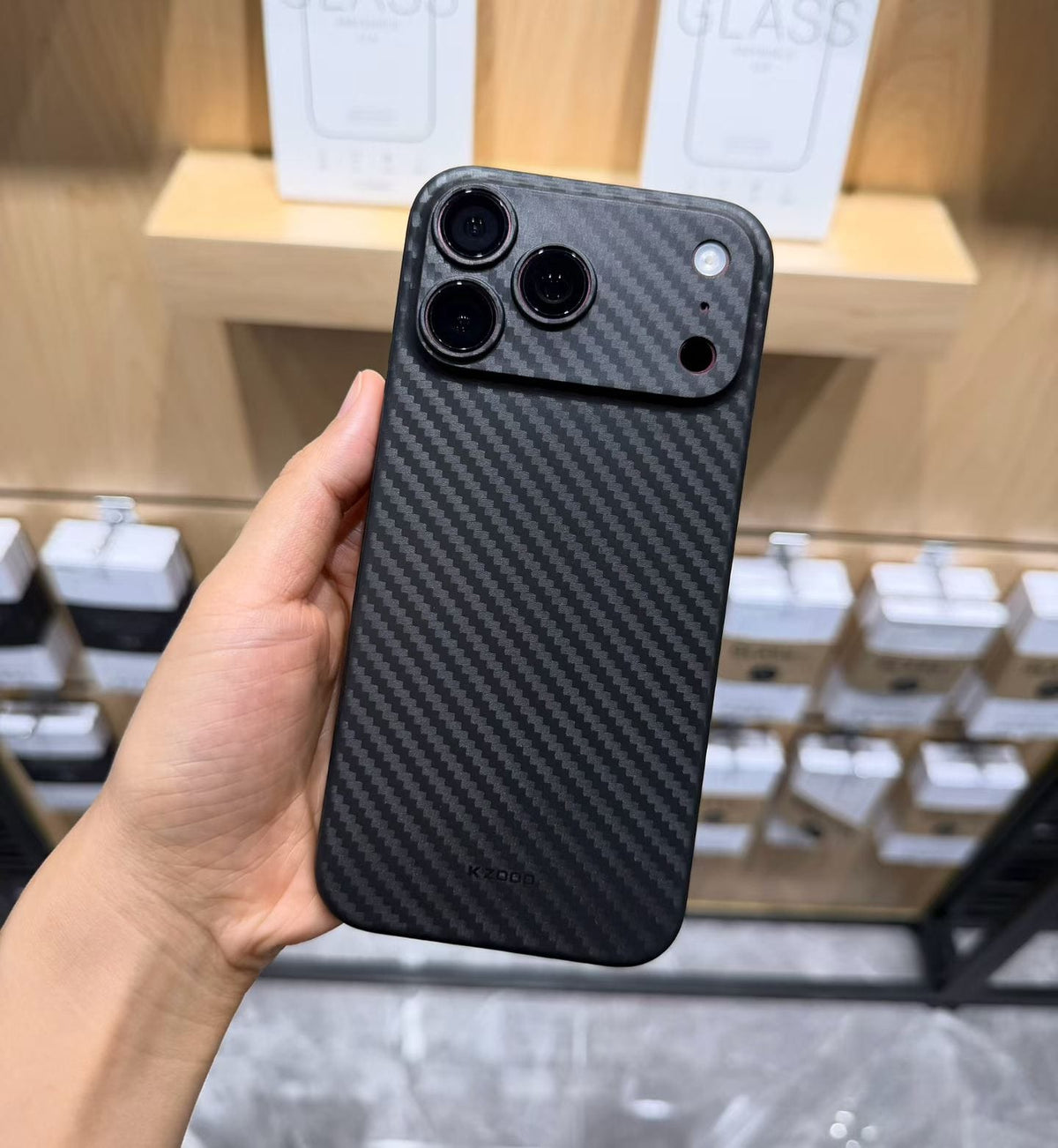 Kz-Doo Air Carbon Ultra Thin Case for iPhone | Premium 0.3mm Slim Protective Cover