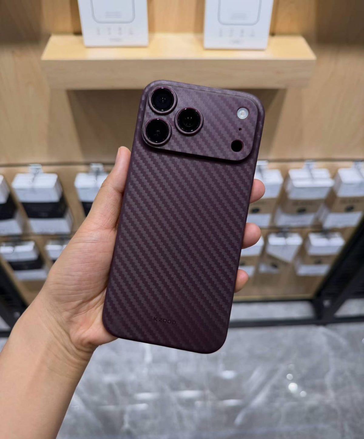 Kz-Doo Air Carbon Ultra Thin Case for iPhone | Premium 0.3mm Slim Protective Cover