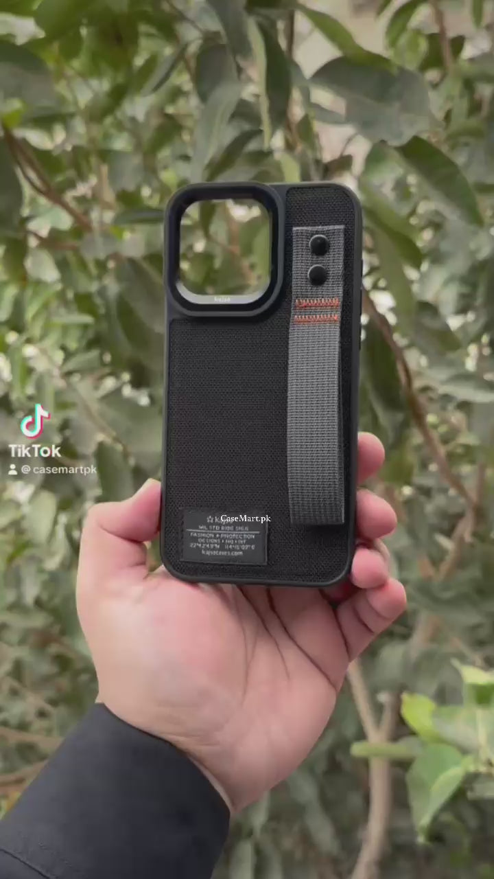 Original kajsa case with strap in genuine leather iphone 15 pro max