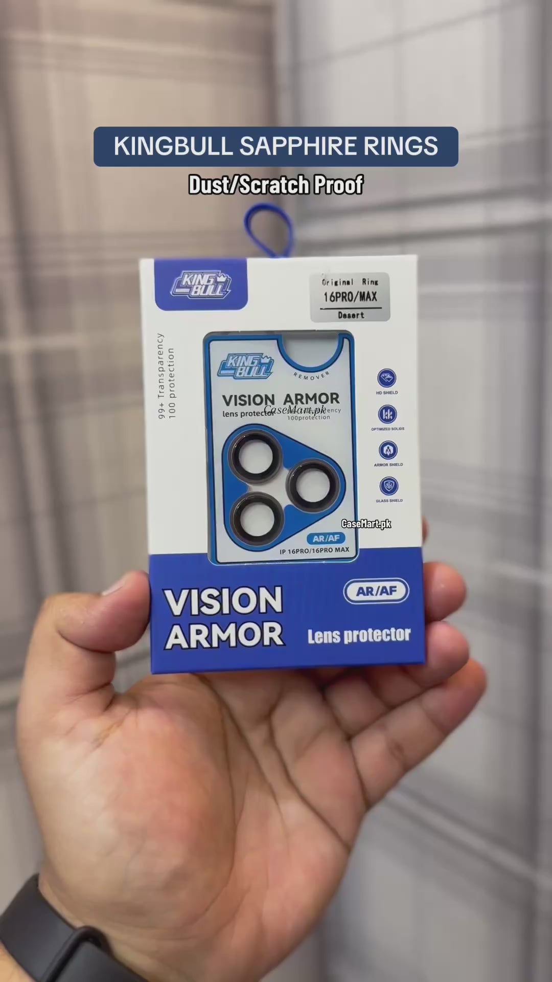 KingBull Vision Armor Sapphire Lens Rings