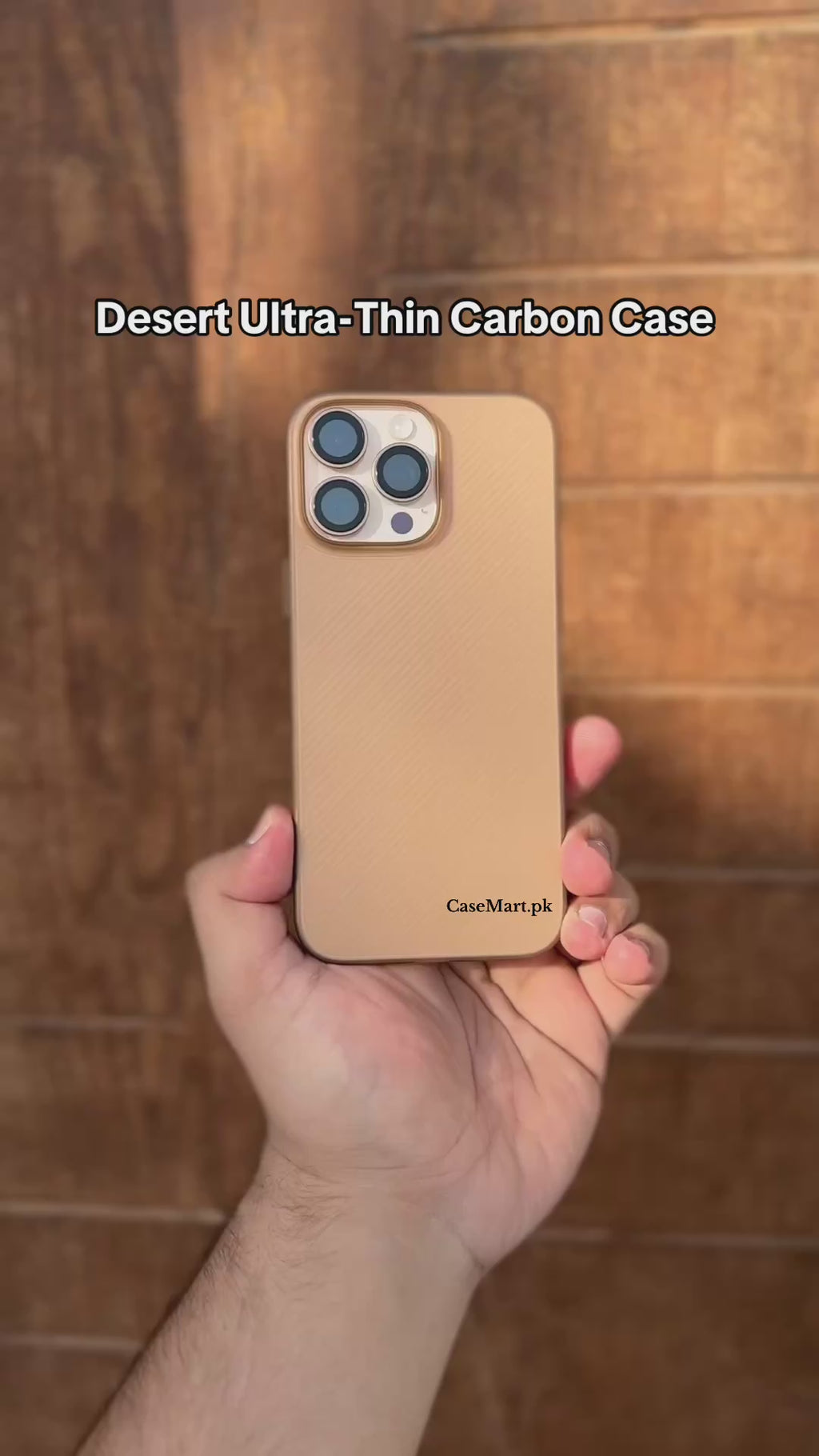 Desert Titanium Ultra Thin Carbon Case