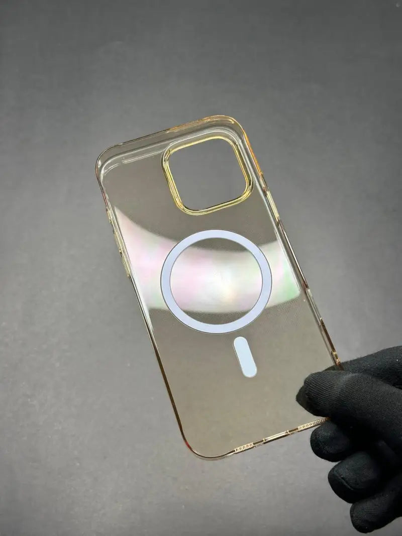 Premium Quality Euro Magsafe Acrylic Case For Iphone 16 Pro Max | Euro Magsafe Case For Iphone 16 Pro Max | 16 Pro Max Cover In Pakistan